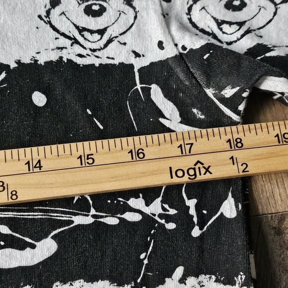 vtg 90s MICKEY MOUSE WALT DISNEY ALL OVER PRINT Single Stitch T-Shirt cartoon - Picture 6 of 9